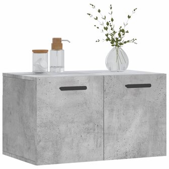 Wandkast 60x36,5x35 cm bewerkt hout betongrijs 3