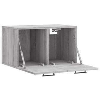 Wandkast 60x36,5x35 cm bewerkt hout grijs sonoma eikenkleurig 6