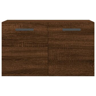 Wandkast 60x36,5x35 cm bewerkt hout bruin eikenkleur 5