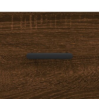 Wandkast 60x36,5x35 cm bewerkt hout bruin eikenkleur 9