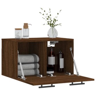 Wandkast 60x36,5x35 cm bewerkt hout bruin eikenkleur 4