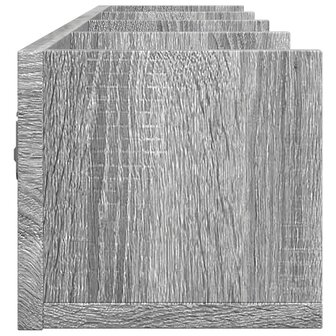 Wandkasten 2 st 99x18x16,5 cm bewerkt hout grijs sonoma eiken 7
