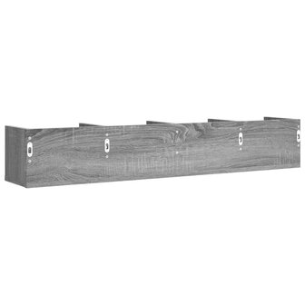 Wandkasten 2 st 99x18x16,5 cm bewerkt hout grijs sonoma eiken 8