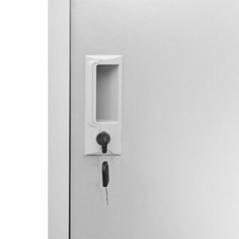 Lockerkasten 2 st 90x45x92,5 cm staal lichtgrijs 7