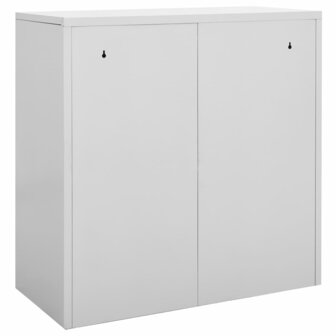 Lockerkasten 2 st 90x45x92,5 cm staal lichtgrijs 5