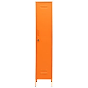 Lockerkast 35x46x180 cm staal oranje 3