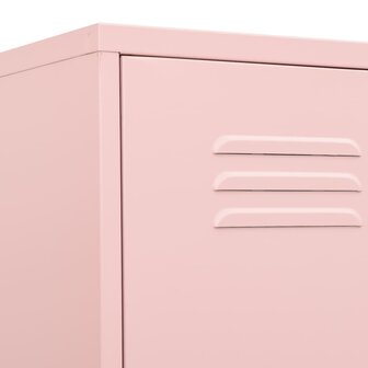 Lockerkast 35x46x180 cm staal roze 7