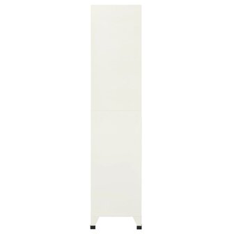 Lockerkast 90x40x180 cm staal grijs en blauw 4