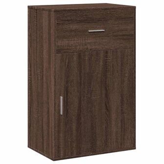 Opbergkast 56,5x39x90 cm bewerkt hout bruin eikenkleurig 2
