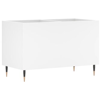 Platenkast 74,5x38x48 cm bewerkt hout wit 2