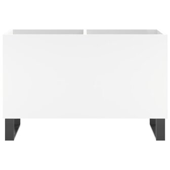 Platenkast 74,5x38x48 cm bewerkt hout wit 4