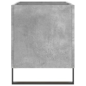 Platenkast 74,5x38x48 cm bewerkt hout betongrijs 5
