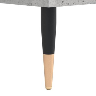 Platenkast 100x38x48 cm bewerkt hout betongrijs 7