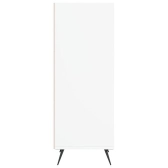 Schappenkast 34,5x32,5x90 cm bewerkt hout wit 5