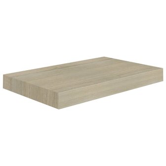Wandschap zwevend 40x23x3,8 cm MDF eikenkleurig 2