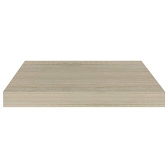 Wandschap zwevend 40x23x3,8 cm MDF eikenkleurig 4