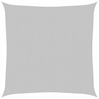 Zonnezeil 3,6x3,6 m 100% polyester oxford lichtgrijs 2