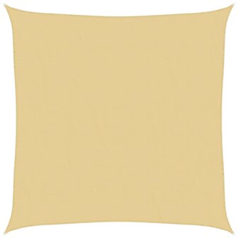 Zonnezeil 3x3 m 100% polyester oxford zandkleurig 2