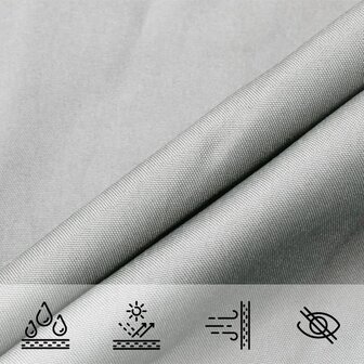 Zonnezeil 4,5x4,5x4,5 m 100% polyester oxford lichtgrijs 7