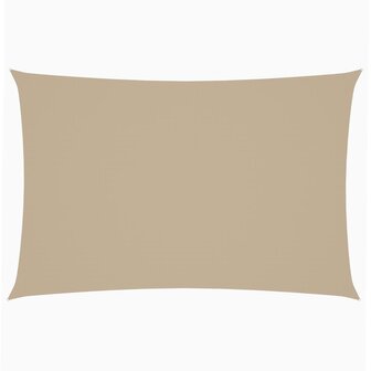 Zonnescherm rechthoekig 2x4 m oxford stof beige  2