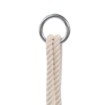 Babyschommel met veiligheidsgordel katoen hout blauw 9