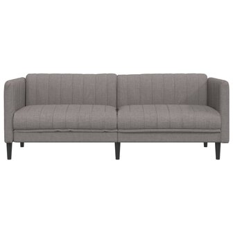 Driezitsbank stof taupe 4