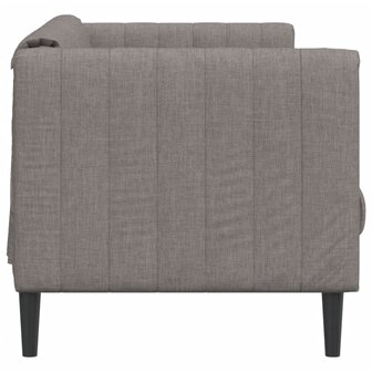 Driezitsbank stof taupe 5