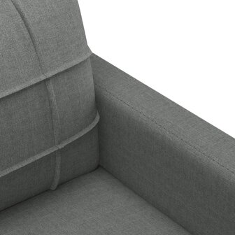 Tweezitsbank 120 cm stof donkergrijs 6