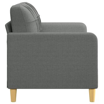 Tweezitsbank 140 cm stof donkergrijs 4