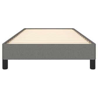 Bedframe zonder matras 100x200 cm stof donkergrijs 5