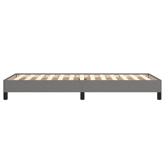 Bedframe zonder matras 100x200 cm stof donkergrijs 6