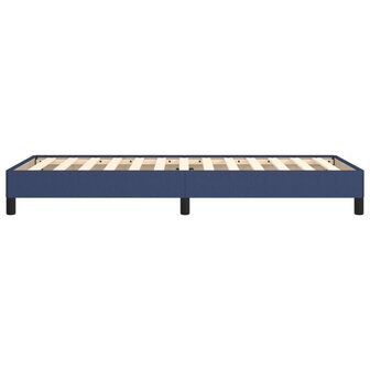 Bedframe zonder matras 100x200 cm stof blauw 6