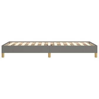 Bedframe zonder matras 100x200 cm stof donkergrijs 6