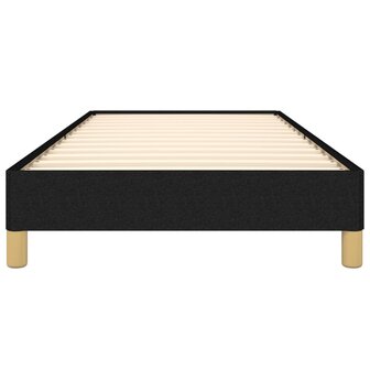 Bedframe zonder matras 100x200 cm stof zwart 5