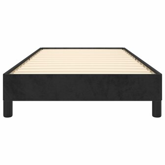 Bedframe zonder matras 100x200 cm fluweel zwart 5