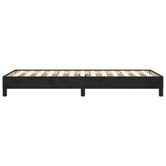 Bedframe zonder matras 100x200 cm fluweel zwart 6