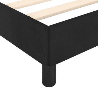Bedframe zonder matras 100x200 cm fluweel zwart 7