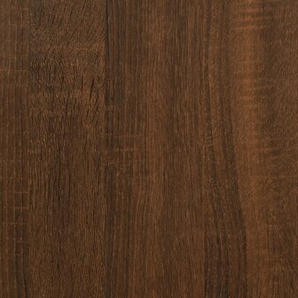 Bedframe zonder matras bewerkt hout bruin eikenkleur 100x200 cm 8