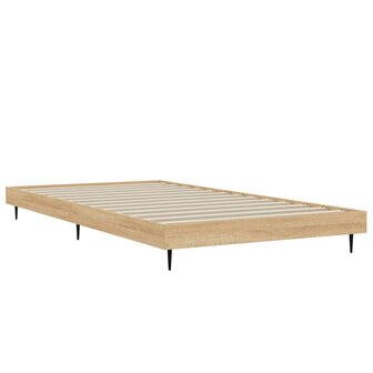 Bedframe zonder matras hout sonoma eikenkleurig 100x200 cm 5