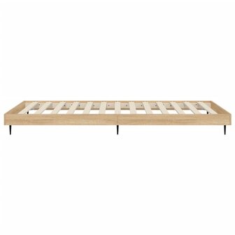 Bedframe zonder matras hout sonoma eikenkleurig 100x200 cm 7