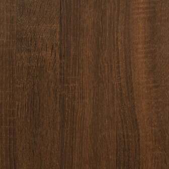 Bedframe zonder matras bewerkt hout bruin eikenkleur 100x200 cm 9