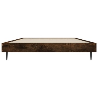 Bedframe zonder matras hout gerookt eikenkleurig 90x200 cm 6