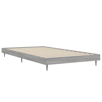 Bedframe bewerkt hout grijs sonoma eikenkleurig 90x200 cm 5