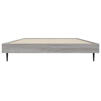 Bedframe bewerkt hout grijs sonoma eikenkleurig 90x200 cm 6