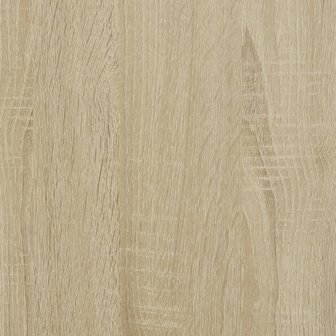 Bedframe bewerkt hout en metaal sonoma eikenkleurig 75x190 cm 8