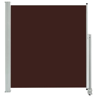Tuinscherm uittrekbaar 140x300 cm bruin 2