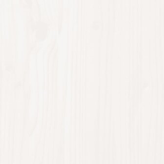 Palletbed massief grenenhout wit 90x200 cm 7