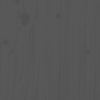 Palletbed massief grenenhout grijs 120x190 cm 7