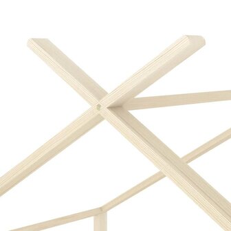 Kinderbedframe massief grenenhout 70x140 cm 8