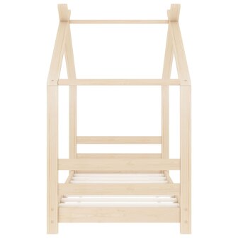 Kinderbedframe massief grenenhout 70x140 cm 3